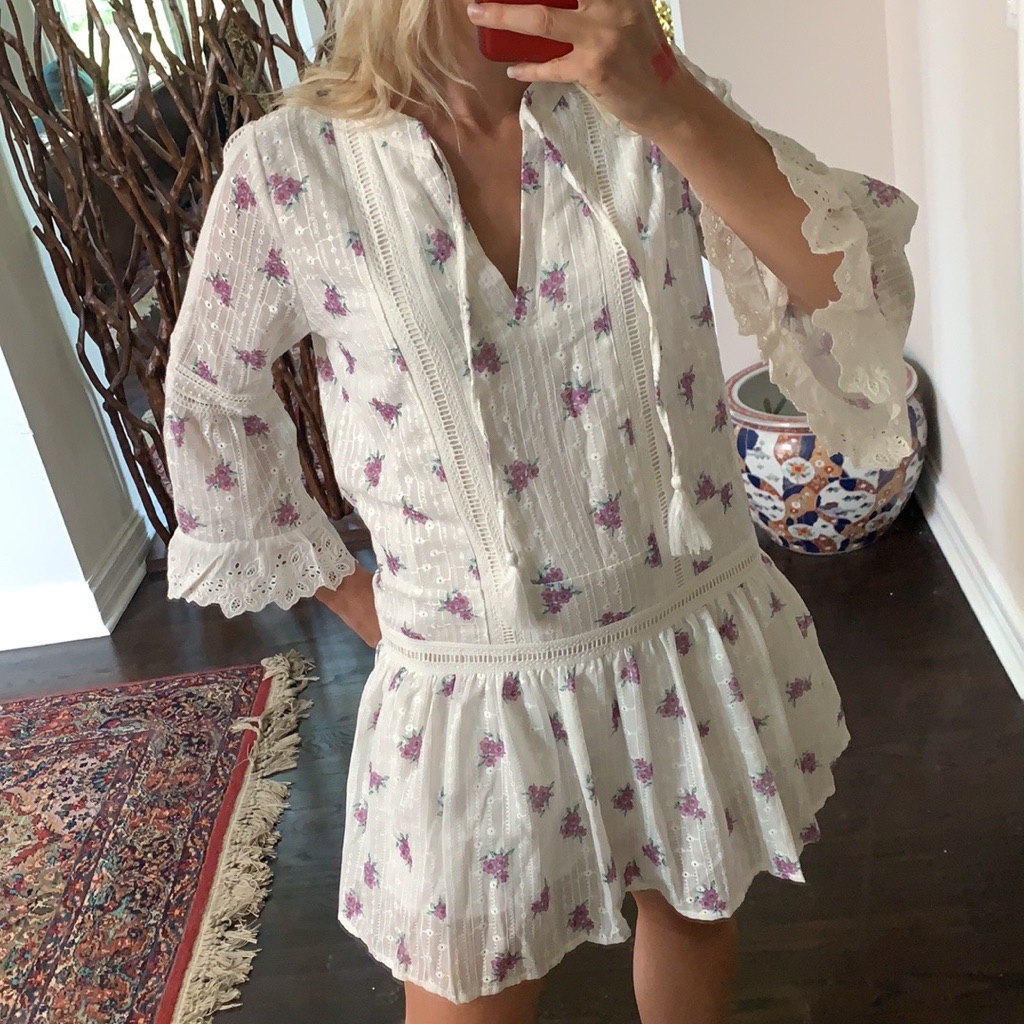 Allison New York Embroidered Floral